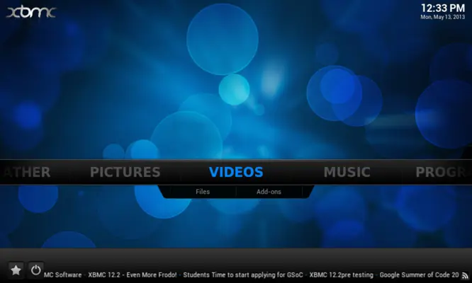 Kodi android App screenshot 1